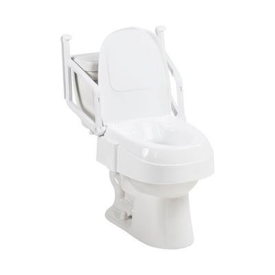 PreserveTech Raised Toilet Seat with Armrests