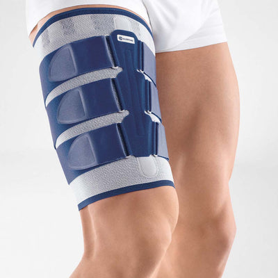 Orthèse de cuisse MyoTrain avec coussinets amovibles