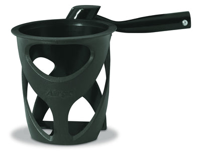 Swivelling cup holder for rollator