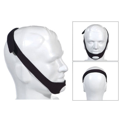 Adam Deluxe Universal Black Chin Strap