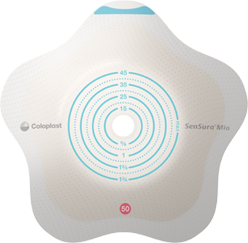 SenSura Mio Concave 2-piece Click cut-to-fit flange