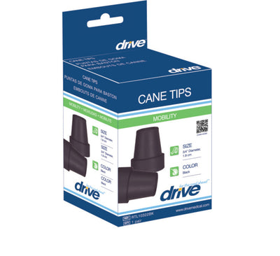 Cane and crutch tip 3/4 in