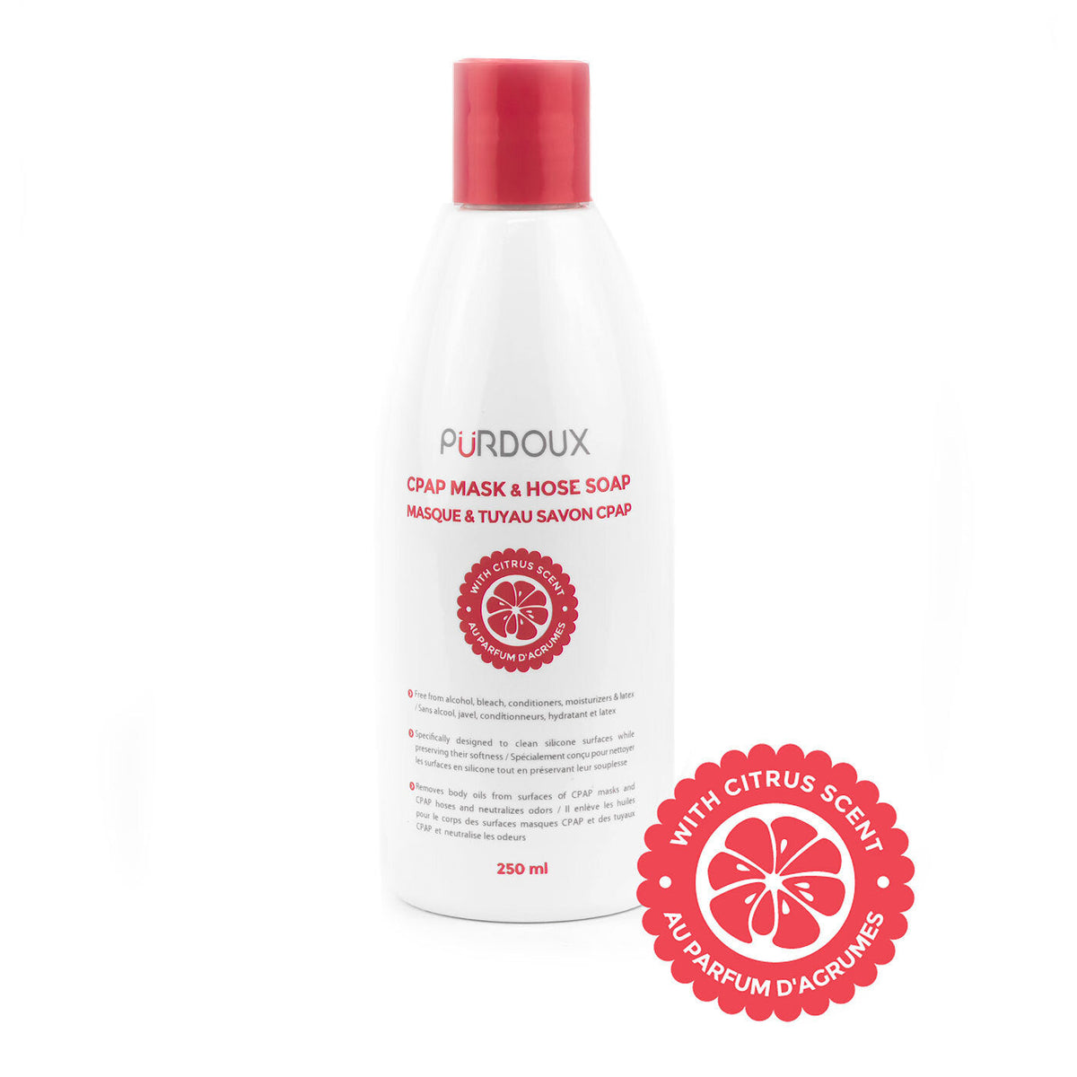 Purdoux mask soap, grapefruit and lemon
